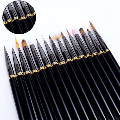 China Blush 15 Style Nail Art Carving Liner Painting Pen for sale