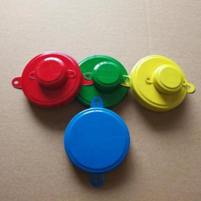 China Pilfer Proof Tinplate Drum Cap Seals Drum Cap Seal Maker For 2 Inch And 3/4 Inch Cap Seals for sale