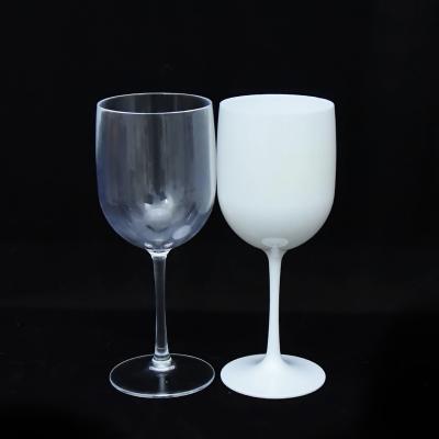 China Sustainable Ware Champagne Cup Acrylic Plastic Flutters Champagne Glass Colored Wine Champagne Glasses for sale