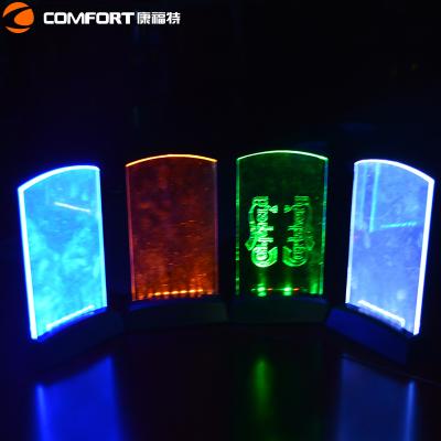 China Illuminated Rechargeable Ignition And Unique Led Menu Card Holder Power Bank Rechargeable for sale