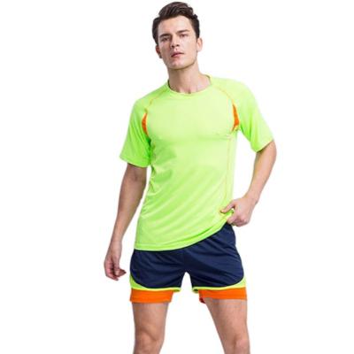 China Breathable Fitness Suit Men's Athletics Running Two-Piece Gym Fitness Clothes Men's Training Clothes Quick-Drying Clothes for sale