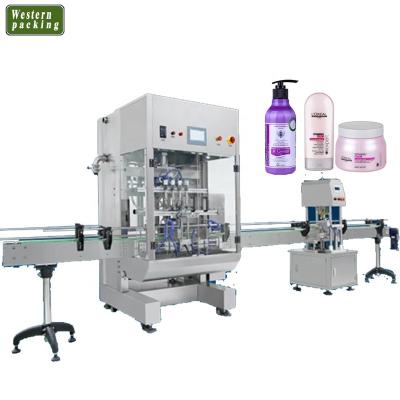 China Automatic Food Bottle Shampoo Filling Machine for sale