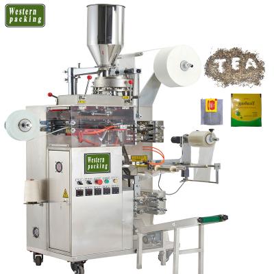 China Wholesale automatic food factory small filter cotton tea bag packing machine with string/tea bags filter paper package machine for sale