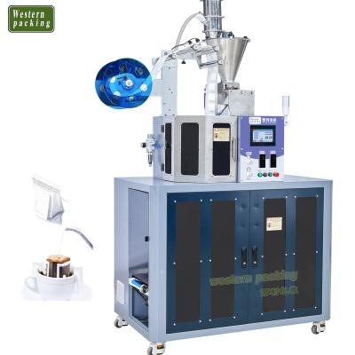 China Food Auto Nitrogen Gas Powder Coffee Drip Bag Overwrap Filling Packaging Machine for sale