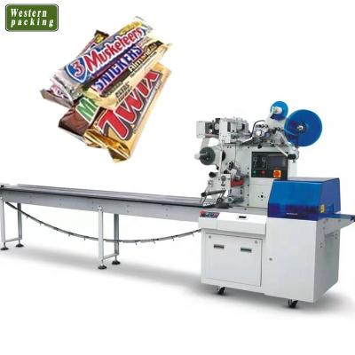 China Horizontal Food Wrapper Flow Pack Pillow Packaging Machine for sale