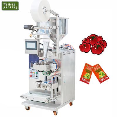 China Automatic Food Peanut Butter Tomato Sauce Mayonnaise Ketchup Packing Machine for sale