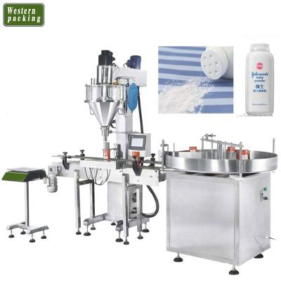 China Food Auger Screw Talcum Powder Filling Machine for sale