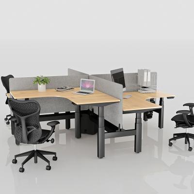 China 2019 Height Ergonomic Height Adjustable Desk Against Quality Pollution for sale