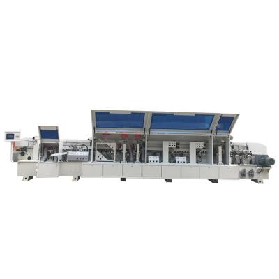 China PVC Edge Banding Wood Furniture Machine / MDF Pre Milling Corner Rounding Automatic Edge Banding Machine for sale