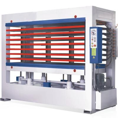 China Other cheap 50t eight layer hot press machine for different size wooden door for sale