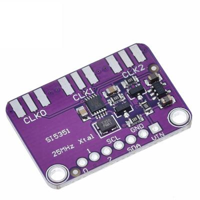 China Factory Direct Supply Professional Made Development Board Si5351A Clock Generator For Arduino Si 5351 I2C Clock Generator for sale