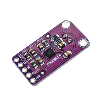 China Good quality popular product 2.7V-5.5V microphone amplifier board module MAX9814 microphone for sale