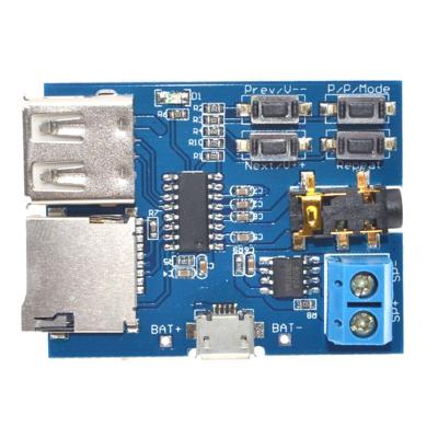 China Amplifier decoding audio player selling global TF card U disk MP3 format decoder board module amplifier decoding audio player for sale