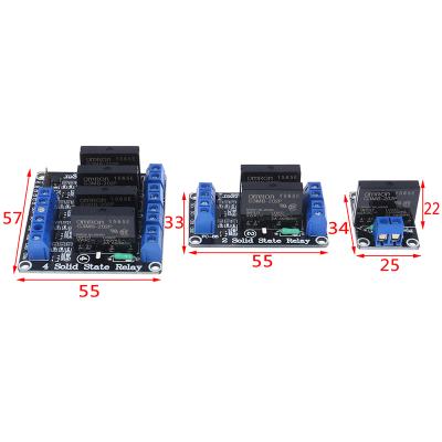 China Smart Electronics 1/2/4 Channel 5V DC Relay Module G3MB-202P Solid State Low Level Relay SSR AVR DSP For Arduino Diy Kit 5V DC Relay Module for sale