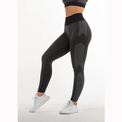 China Breathable Bless New Hot Selling Women Lift Up High Waist Sports Fitness Pants Compression Butt Lifting No Seam Yoga Front Gaiter for sale