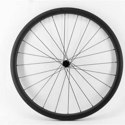 China Road Bikes 2022 New T800 Carbon Fiber Road Hookess Wheelsets 45mm Disc Brake Bicycle Wheels Wide 22mm Internal 27mm Deep Wide 27mm Center Lock for sale