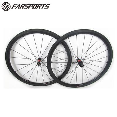 China Carbon Stiffness Carbon Wheels Bike 38mm Deep Anvil 700C Carbon Road Bike Wheelset Full Carbon 23mm Wide With DT 350S Hub for sale