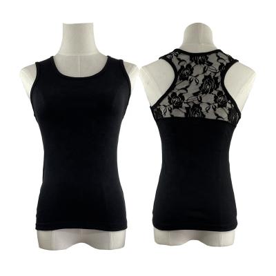 China Factory Wholesale Breathable Women Vert-Tex Sport Cotton Tank Tops Cheap Soft Cotton Shirt for sale