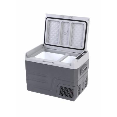 China 46 Liter Portable Fridge/Freezer Fridge for Car Mini Portable Compact Portable Freezer Fridge DC 12V/24V AC 110/240V for sale