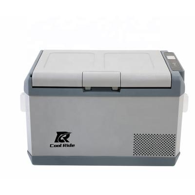 China 46L Mini Car Fridge DC 12V/24V Cubigel Secop Compressor R134A 12345YF Portable Freezing Portable Refrigerator/Cooler for sale