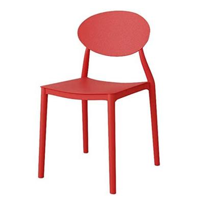 China Cooling Dining Set Chair PP Design Plastic Commercial Decorative Plastic Chair Chairs Furniture Restaurant Colored for sale