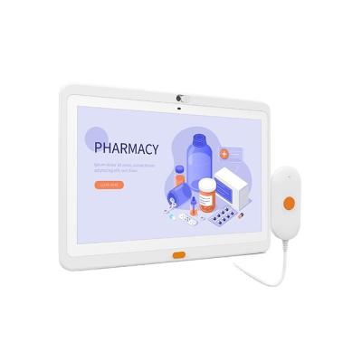 China Wall Mount Hard Mount JCVISION Hospital Patient Care Call Handle Service Poe Touch Screen Android Medical Tablet for sale