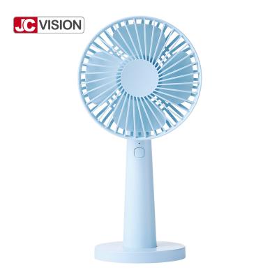 China JCVISION 2021 New Design Mini Size Fast Rechargeable Multifunctional Cooling Small Portable Mini Battery Usb Desk Handheld Fan Customized for sale