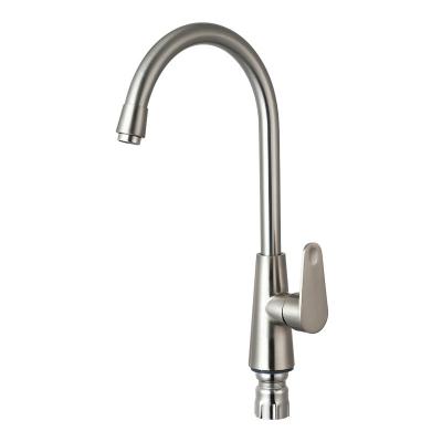 China Modern Single Sink Faucet Taps Kitchen Faucet Hot And Cold Metered Faucet For Kitchen Sink for sale