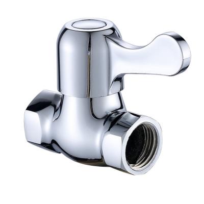 China With Diverter Zinc Material Bathroom Sink Faucet Toilet Angle Common Stop Valve for sale