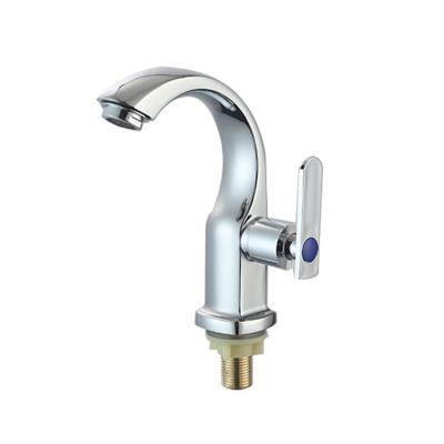 China Thermostatic Faucets Bathroom Supply Simple Cheap Zinc Alloy Bathroom Faucet Handle Sink Basin Faucet OEM Service for sale