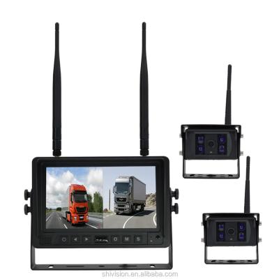 China 7 Inch Small Flat Screen In Dash Car TV Monitor With Rear View Camera 7