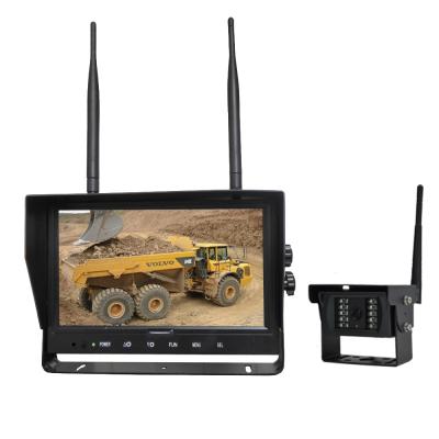 China 4CH DC12V-32V 2.4G Digital Heavy Duty Quad 9inch View Car Wireless Monitor With 4PCS IP69K 2.4G 9 Inch Waterproof Backup Cameras for sale