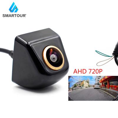 China Smartour Waterproof Gold Lens HD 720/1080P Upside Down Install Vehicle Car Parking Reverse Backup Camera For Android DVD AHD Monitor for sale