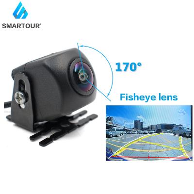 China Waterproof Car Smartour Fisheye Rear View Camera Trajectory Reverse Backup Dynamic Parking Line Lens Vehicle Parking Lane Camera Aid for sale