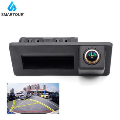 China Night version Smartour Lens Car Rear View Camera Gold Fisheye Trajectory For Audi A4L Touran L Tiguan Tournamen Skoda Reverse Vehicle Assist for sale