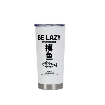 China Outdoor Portable Pint Cups Stainless Steel Tumbler Tumbler With Beer Opener Ice Coffee Beer Cup Portable Tumbler for sale