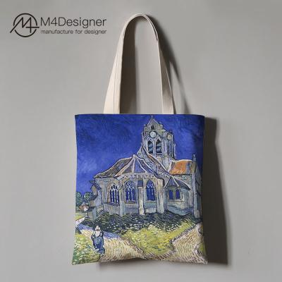 China 100% Eco-Friendly Wholesale Price Custom Printing Cotton Promotional Canvas Tote Bag for sale