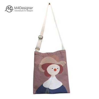 China 100% Eco-Friendly Promotional Custom Canvas Logo Printed Organic Calico Cotton Tote Bag for sale