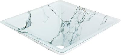 China glass rectangular  bathroom sink TY-088 420*420*145*15MM for sale