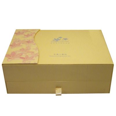 China Recyclable Wholesale Custom Logo Printed Gift Paper Packaging Sliding Drawer Box for sale