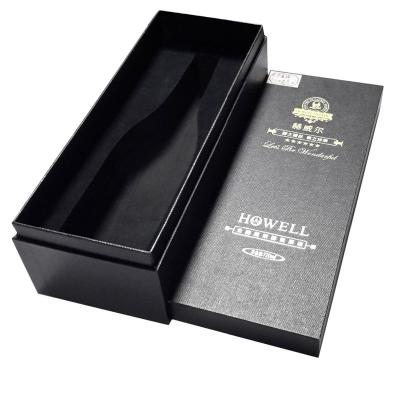 China Simple handmade cardboard bottle wine box for sale