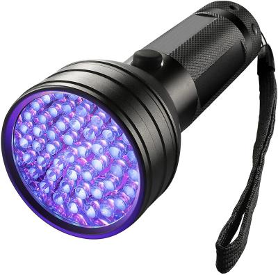 China Blacklight Industrial Handheld UV 51 LED Portable Black Torch Light UV 51 LED Flashlight for sale