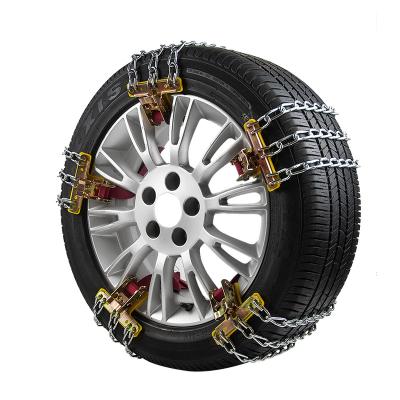 China Iron upgraded version of the universal car suv tire anti-skid chain ice thick durable snow chain does not hurt tires for sale