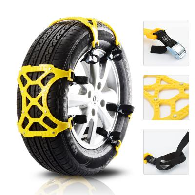 China Strong wear-resistant car winter snow emergency special anti-slip chain safety chain iron upgraded version for sale