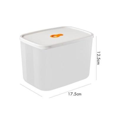 China Freshness Preservation Crisper Kitchen Food Storage Box Microwave Heating Lunch Box Refrigerated Clear Transparent Sealed Box for sale