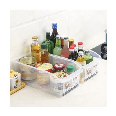 China Freshness Preservation OEM Available Clear Safe Food Container Stackable Refrigerator Organizer Storage Boxes and Bins Plastic Food Storage Container for sale