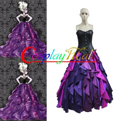 China Wholesale Customize The little mermaid Sea Witch Ursula Princess Dress Cosplay Costumes for sale