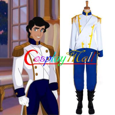 China Wholesale The Little Mermaid Prince Eric Costume Uniform Suit Outfit Adult Cosplay Costume for sale