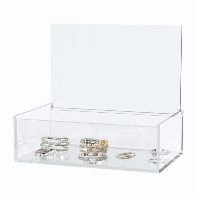 China Jewerly Storage New Product Customized Jewelry Trinket Box Jewelry Box Clear Plastic Gift Box Jewelry Box for sale