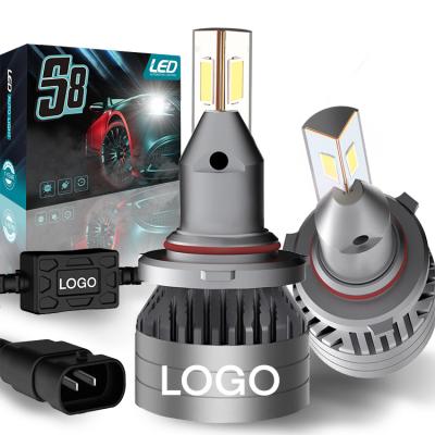 China S8 canbus 90w h1 h3 h4 h7 h11 9005 hb3 hb4 9006 led auto headlight bulb system for universal low beam projector for sale